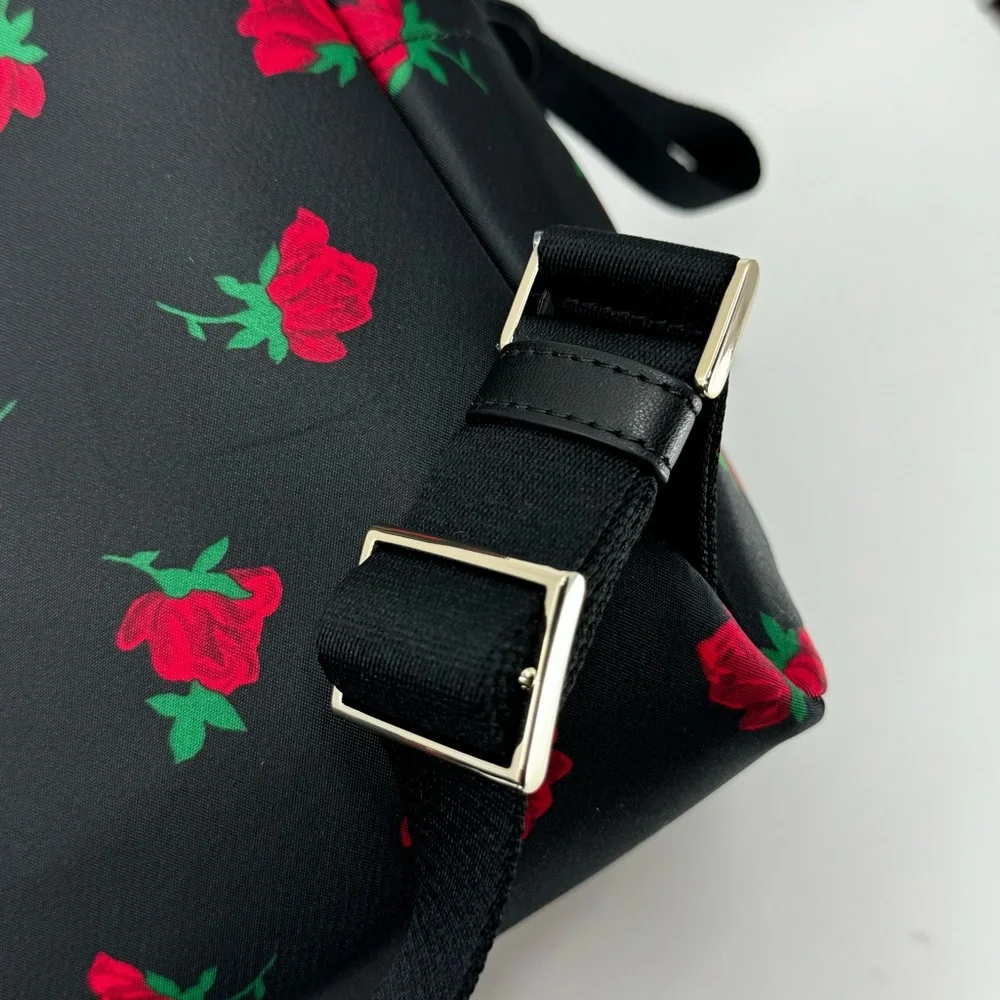 Chelsea Rose Toss Printed Medium Backpack, NWT - Picture 5 of 10